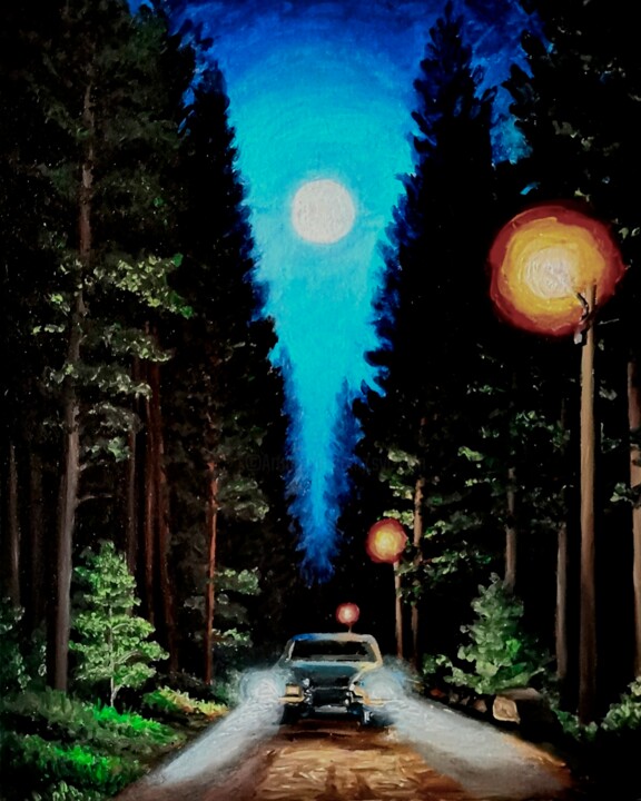 PROMENONS NOUS DANS LES BOIS Tablo, 19,7x15,8 in