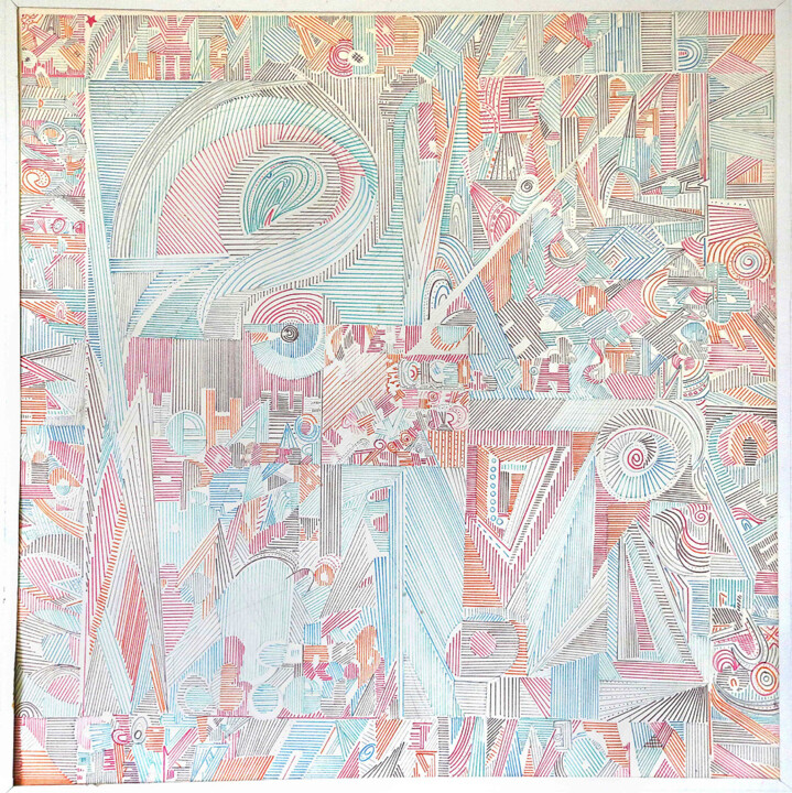 绘画,  22.4x23.2 in 