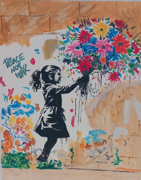 Peace not ware 绘画, 19.7x15.8 in