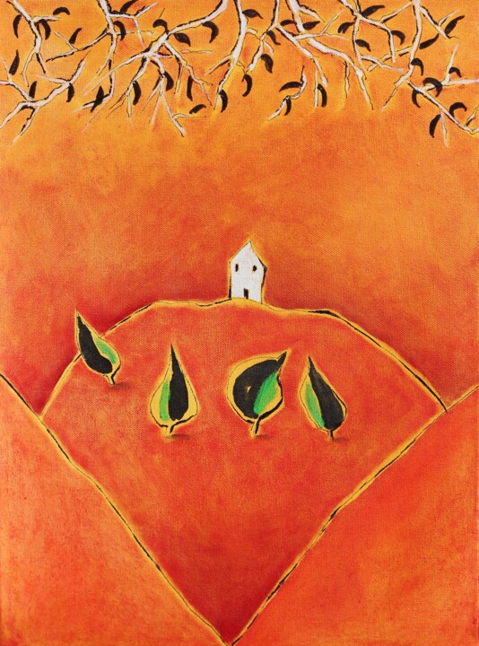 Painting titled "Il piacere di convi…" by Gianni Mantovani, Original Artwork, Acrylic Mounted on Wood Stretcher frame