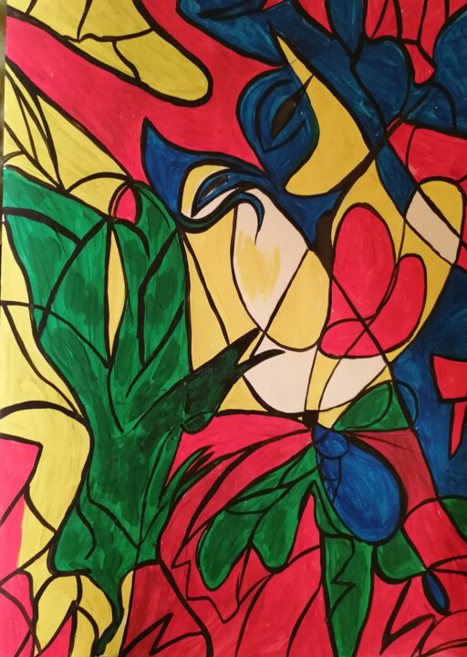 Schilderij,  16,5x11,7 in 