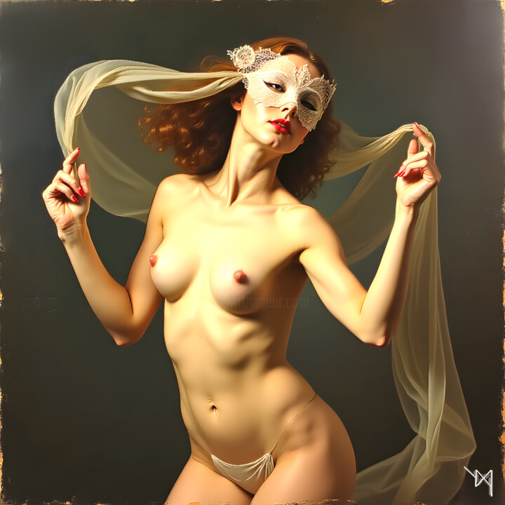 La Danse du Foulard 数字艺术, 15.8x15.8 in