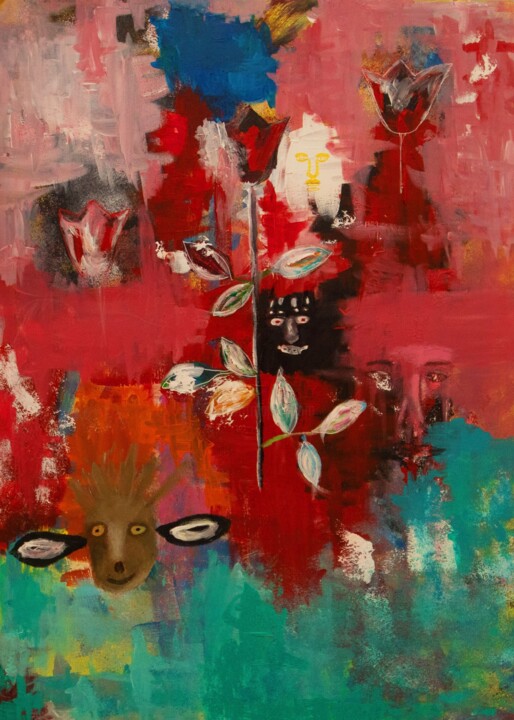 Reflections on Love 绘画, 39.4x31.5 in