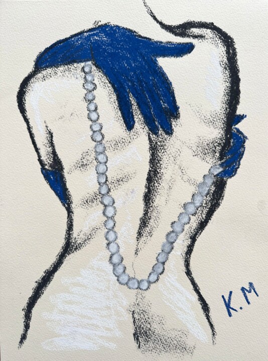 Blue Touch Tekening, 14,2x10,2 in