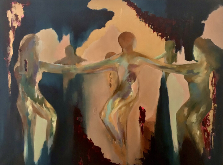 la faràndula 绘画, 31.9x51.2 in