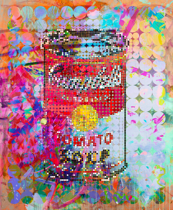 C4MPB3LL5 4B57R4C7 Arte digitale, 47,2x39,4 in