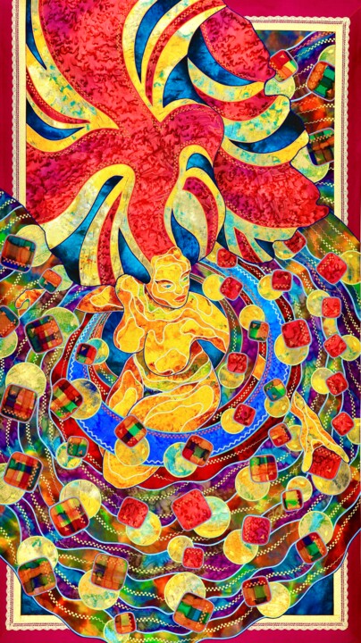 纺织艺术,  57x32 in 