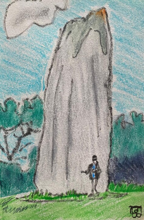 menhir de Kerloas 图画, 5.5x3.9 in