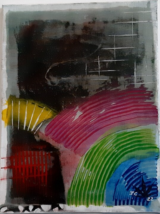 grilles 绘画, 15.8x11.8 in
