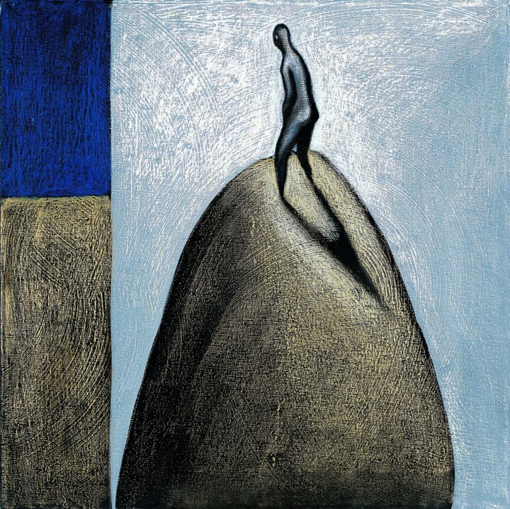 Painting titled "CREAZIONE" by Barbara Ruzziconi, Original Artwork, Acrylic