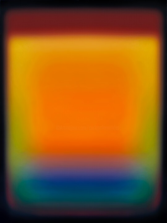 Painting titled "Oneness #11" by Carla Sá Fernandes, Original Artwork, Oil Mounted on Wood Stretcher frame