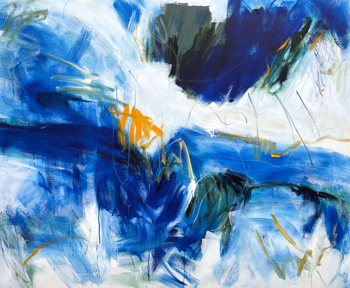 Daybreak 绘画, 55.1x66.9 in