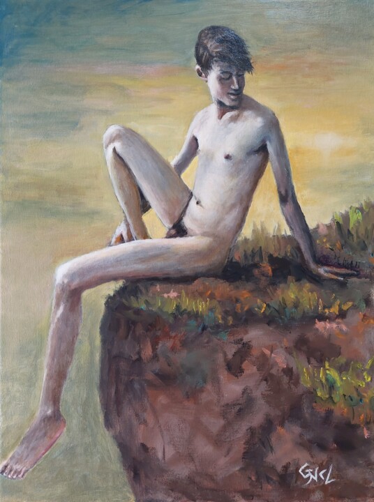绘画,  23.6x17.7 in 