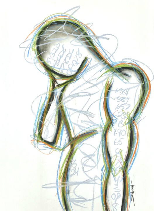 Conscious Mind Disegno, 29,9x22,1 in