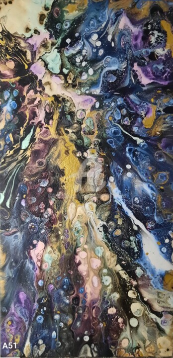 Peinture intitulée "Acrylique 34/2024" par Marie-Christine Maudet, Œuvre d'art originale, Acrylique Monté sur Châssis en bois