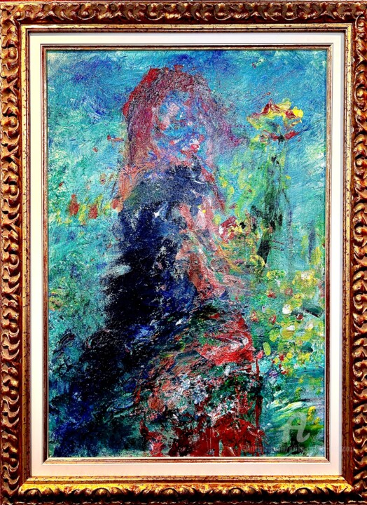 FEMME AU BOUQUET