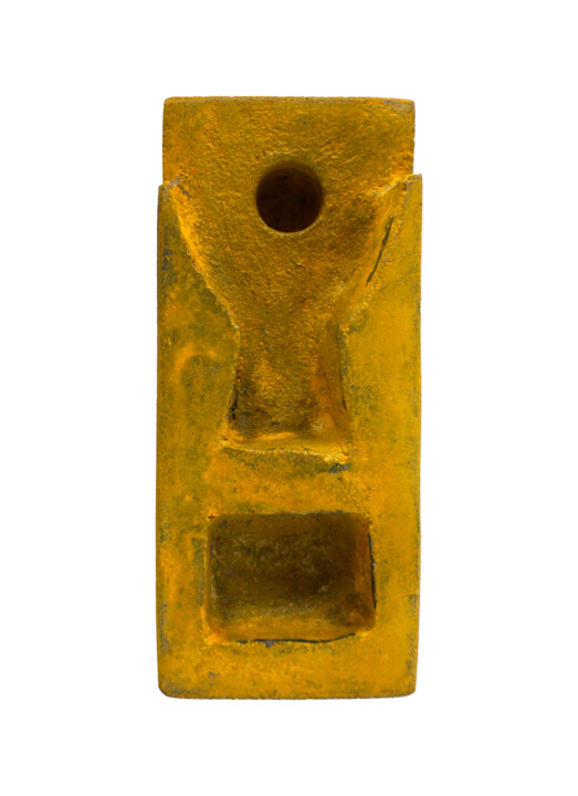 ZOULA BRUTALIST FACE 雕塑, 9.1x3.9 in