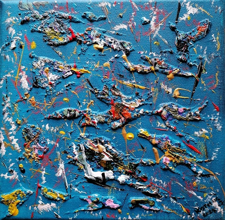 绘画,  7.9x7.9 in 