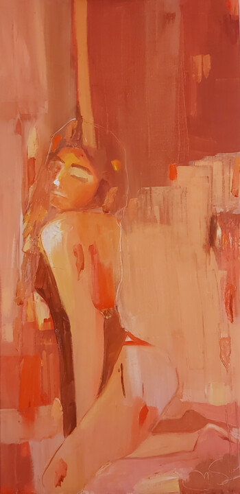 绘画,  43.3x21.7 in 