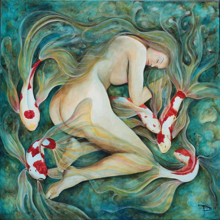 绘画,  35.4x35.4 in 