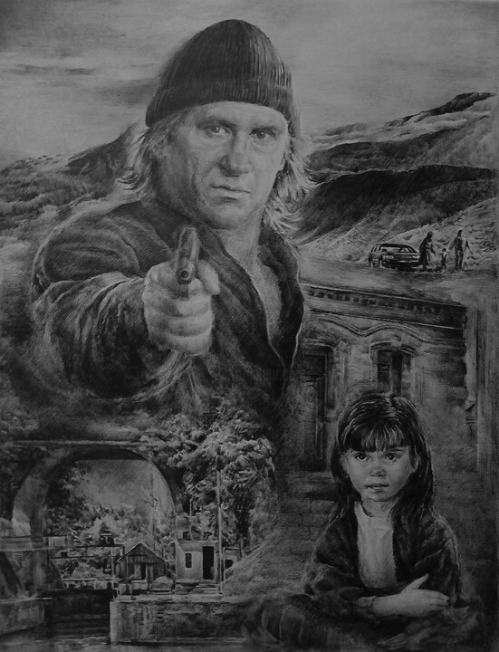 图画 标题为“The fugitives” 由Dmitry Selivanov, 原创艺术品, 铅笔