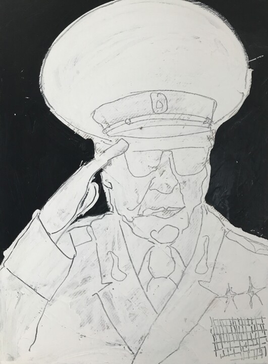 Bonjour, je suis Madame Noir Картина, 27,6x19,7 in