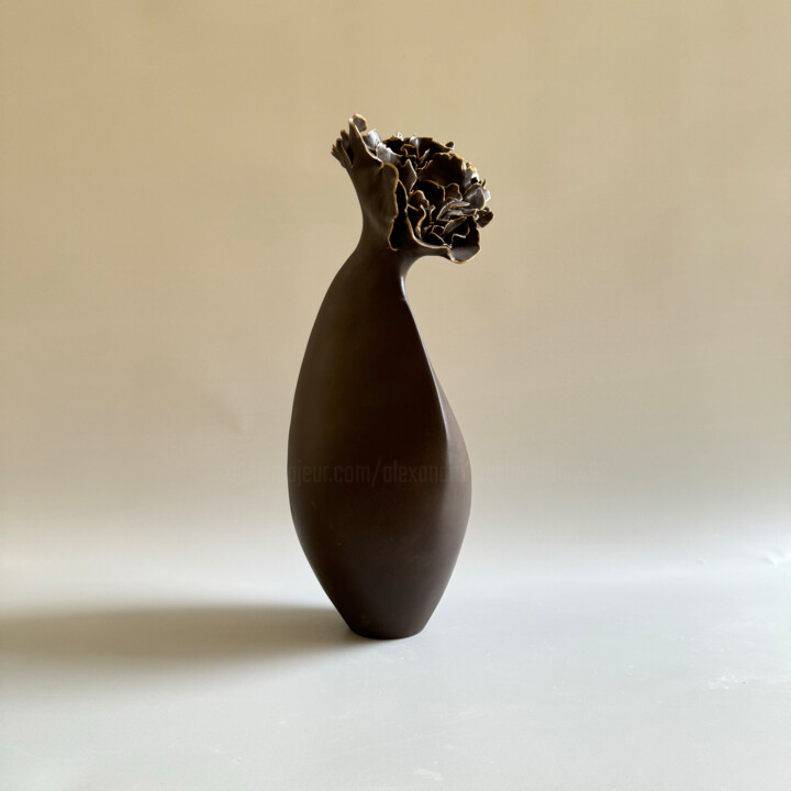 Golden Bloom 雕塑, 15x7.9 in
