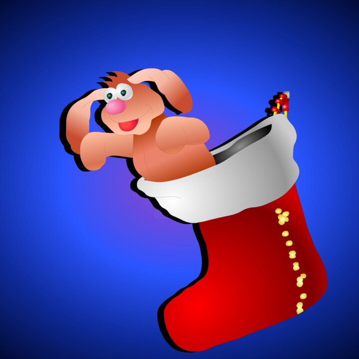 A Cheerful Character Digitale Kunst