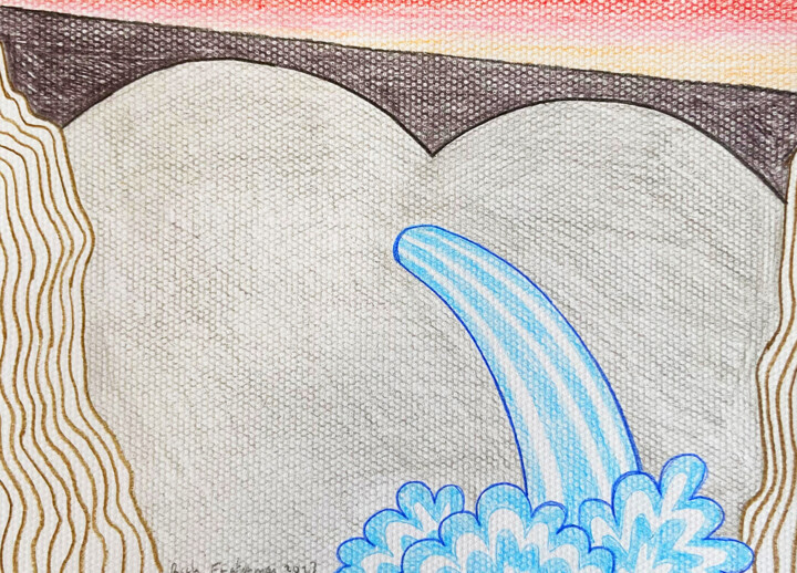 Untitled (Drawing 009) 图画, 5.9x7.9 in