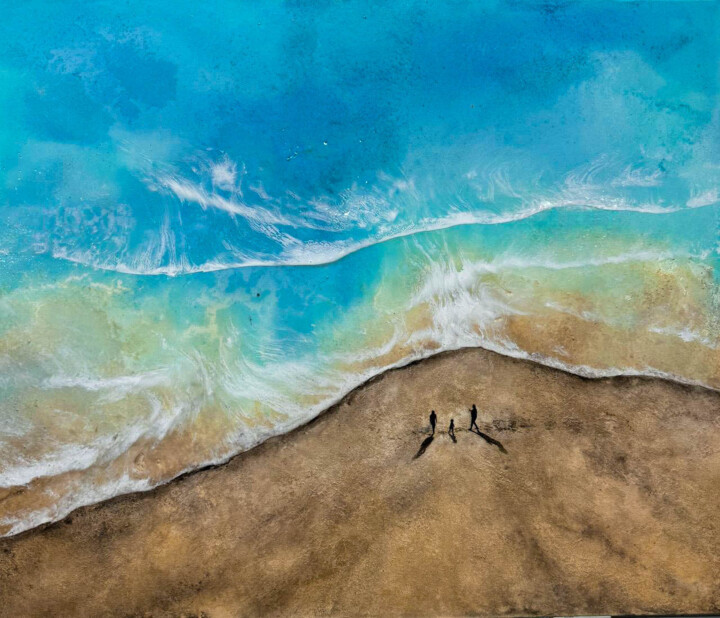 Separation Illusion 绘画, 39.4x47.2 in