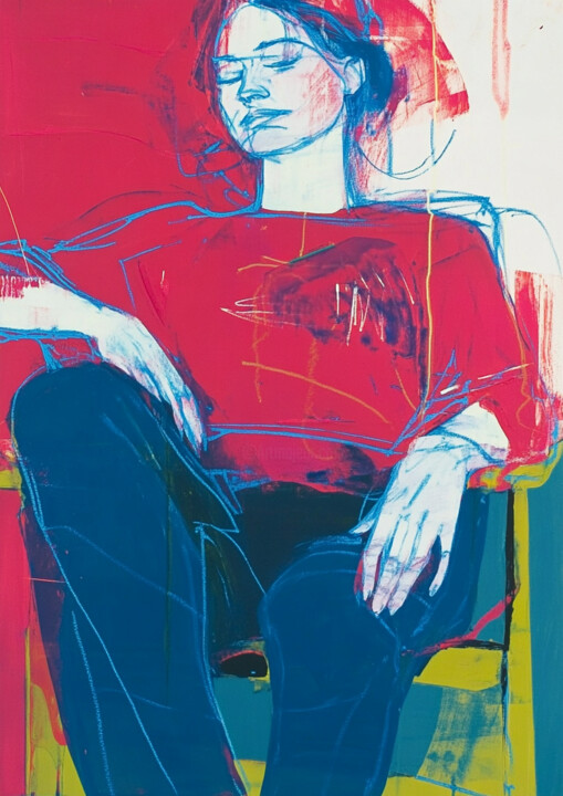 Confident Simplicity 绘画, 23.6x11.8 in