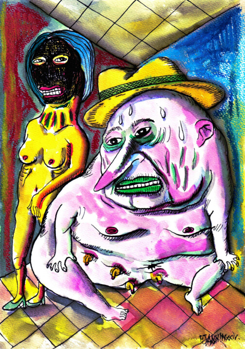 Au bordel 图画, 11.7x8.3 in
