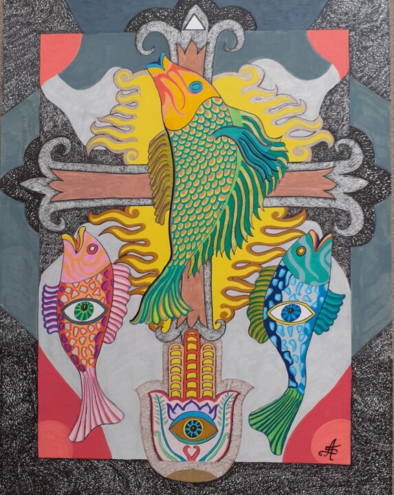 L Unicité universelle 图画, 25.6x19.7 in