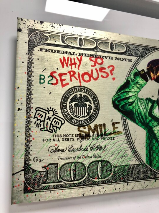 Dollar Joker, Painting by N Nathan | ArtMajeur