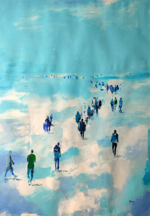 Walks through the sky -42 Tablo, 40,9x28,7 in