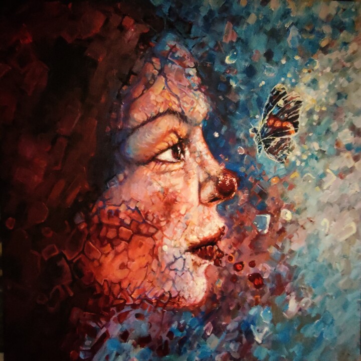 绘画,  31.5x31.5 in 
