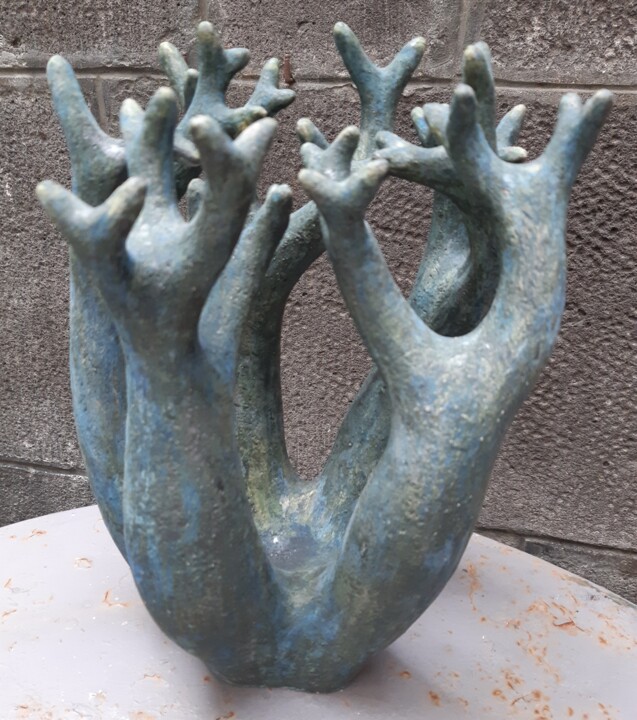 雕塑,  11x7.5 in 