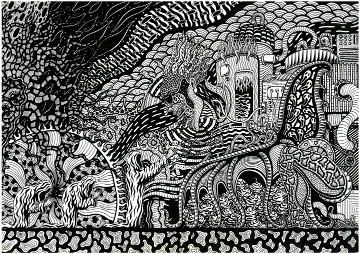 绘画,  116.9x165.4 in 