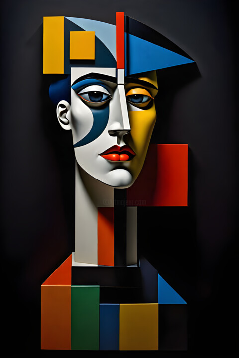 L'Âme Constructrice 数字艺术, 29.5x19.7 in