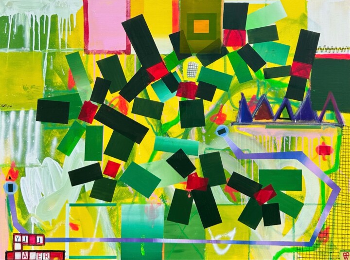미술작품,  39.4x51.2 in 