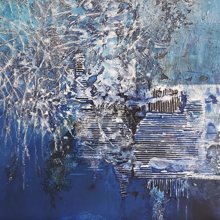 SC 197_submarine 绘画, 39.4x39.4 in