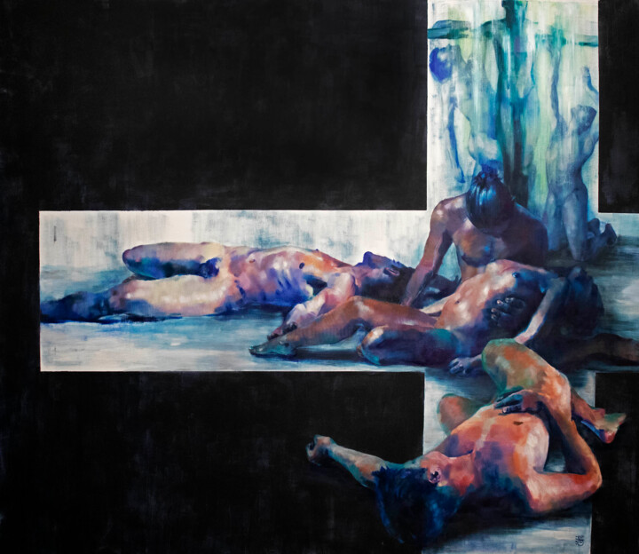 Adoration 绘画, 70.9x82.7 in