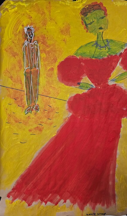 L'Évasion du Cœur 绘画, 45.3x29.5 in