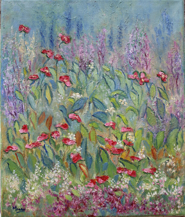 "NATURES MINIATURES 2" başlıklı Tablo Moaso Aier tarafından, Orijinal sanat, Petrol Ahşap Sedye çerçevesi üzerine monte edil…