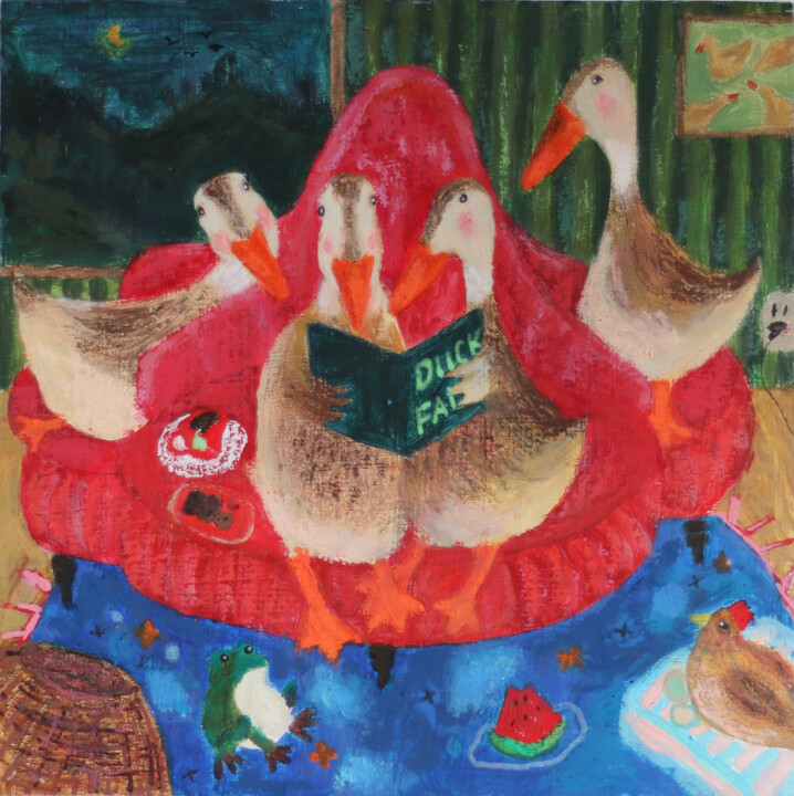 绘画,  7.9x7.9 in 
