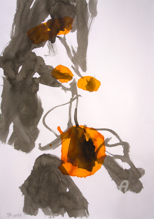 The Sleeping Beauty series II 绘画, 16.1x11.4 in