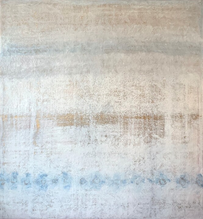 Rain on NY 绘画, 55.1x51.2 in