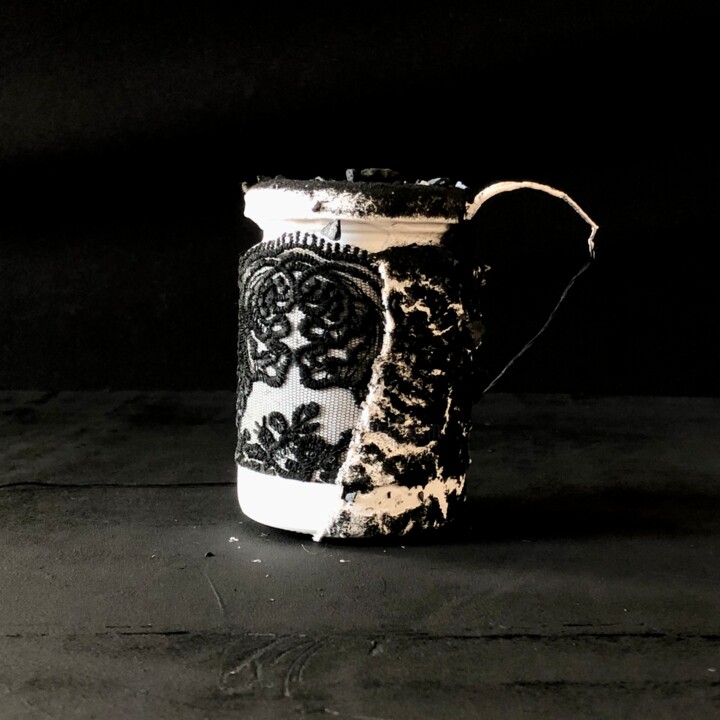 雕塑,  5.1x2.4 in 