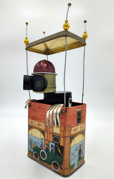 Sculpture titled "metal sculpture cre…" by Branimir Misic, Original Artwork, Metals