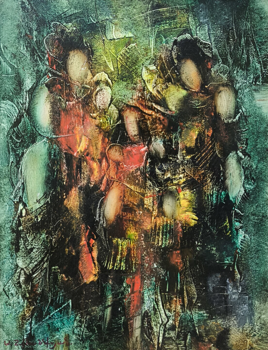Mystery of Shadows 绘画, 15.8x11.8 in